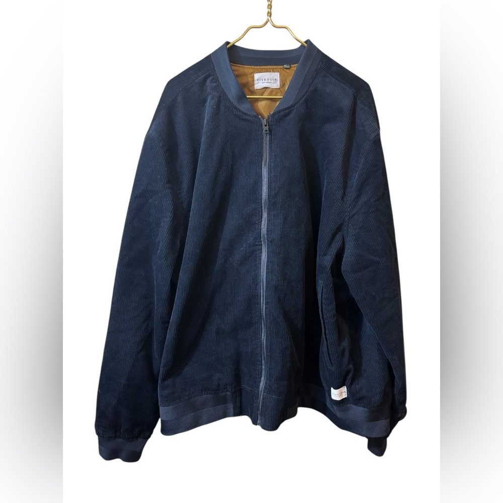 FIVE FOUR | navy blue corduroy jacket XXXL